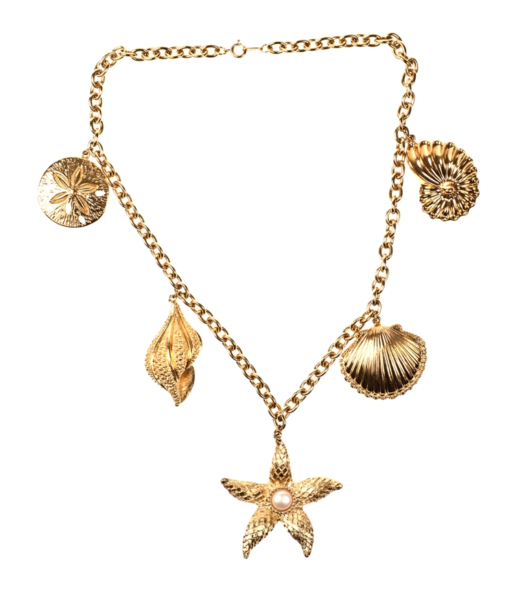 Vintage KJL Seashell Necklace Passionate About Vintage
